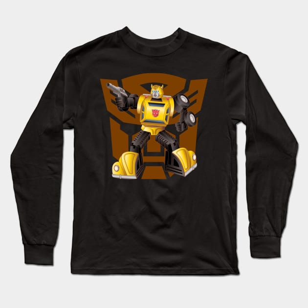 Transformers Autobot Bumblebee Long Sleeve T-Shirt by MiTs